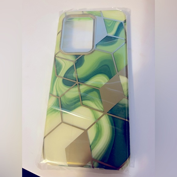 Galaxy S20 Green Marble Phone Case - Picture 1 of 2